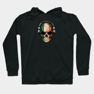 Dark Skull Deejay with Irish Flag Hoodie